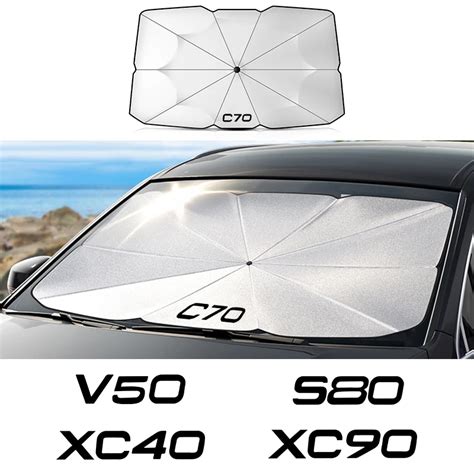 Car Windshield Sun Shades Umbrella For Volvo Xc Xc C T S C