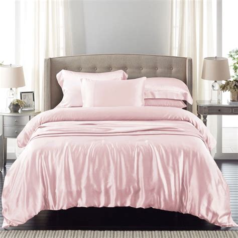 Light Pink Silk Bed Linen Bed Linens Luxury Bed Design Bed Linen Sets