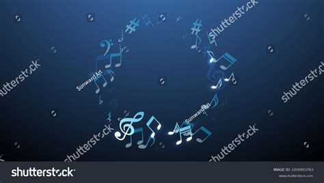 Music Notes Cartoon Vector Design Symphony Stock Vector (Royalty Free ...