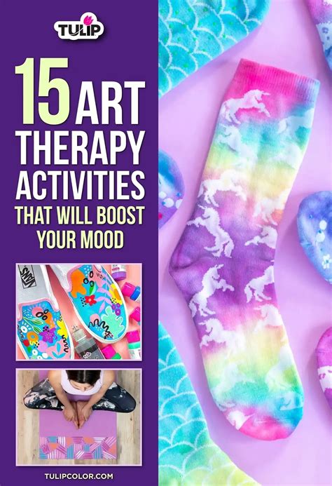 15 Art Therapy Activities That Will Boost Your Mood – Tulip Color Crafts