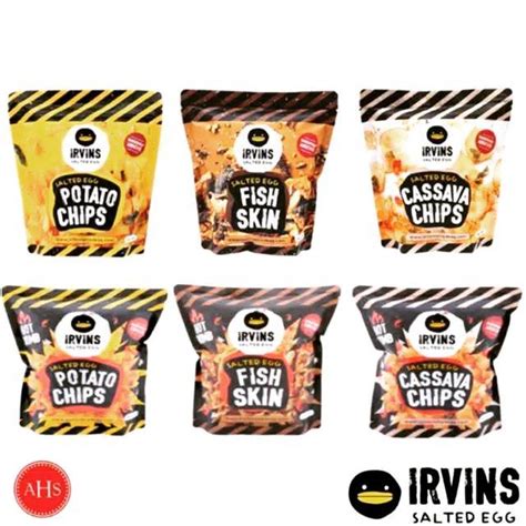 Jual Irvins Salted Egg Fish Skin Singapore Camilan Kulit Ikan Salmon
