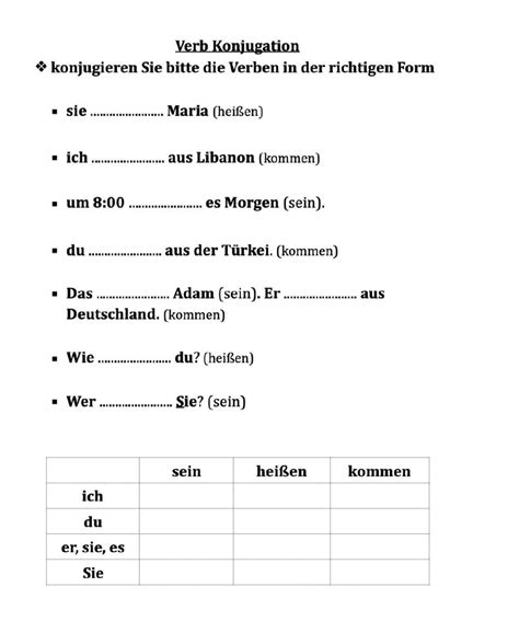 Konjugation Verben Worksheet Live Worksheets 45 Off