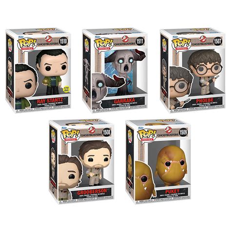 Funko Pop Movies Ghostbusters Frozen Empire Vinyl Figures Set Of 5