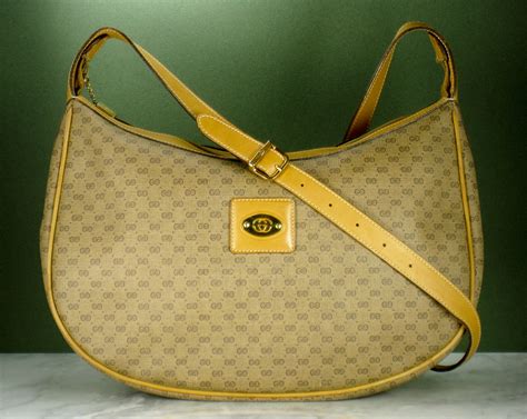 Vintage Gucci Tan Leather And Canvas Crossbody Bag Flickr