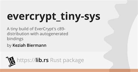 Evercrypt Tiny Sys System Library Interface For Rust Lib Rs