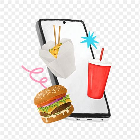Food Delivery Png Aesthetic Illustration Premium Png Rawpixel