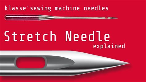 What Is A Stretch Needle Klasse Sewing Machine Needles Stretch Needles Explained Youtube