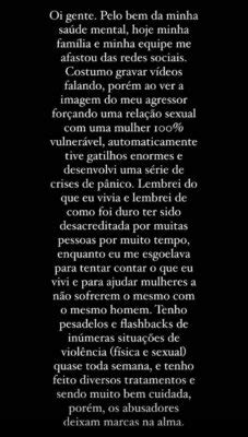 Sem ser gravado é muito pior declara Duda Reis sobre expulsão de