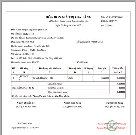 Phân Biệt Hóa đơn điện Tử Chuyển đổi Ra Giấy Và Hóa đơn Giấy Hóa Đơn