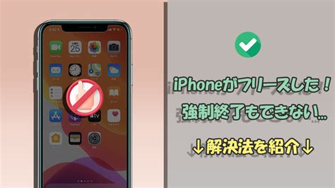 【検証済】iphoneがフリーズして強制終了できない？自力対処の方法を解説