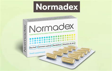 Normadex Capsulă Recenzii Preț lucrări Ingrediente Cumpără