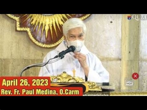 QUIAPO CHURCH LIVE TV MASS TODAY 8 00 AM APRIL 26 2023 WEDNESDAY