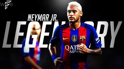 Neymar Jr Legendary Skills Goals Assists 2016 17 4K YouTube