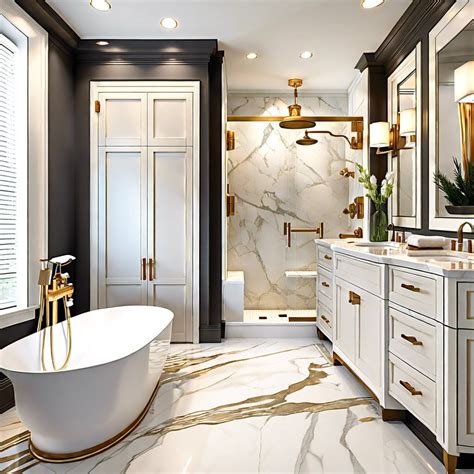 30 Calacatta Gold Bathroom Ideas for an Opulent Home Makeover