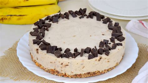 Tarta fría de plátano y chocolate sin horno Cuuking Recetas de cocina