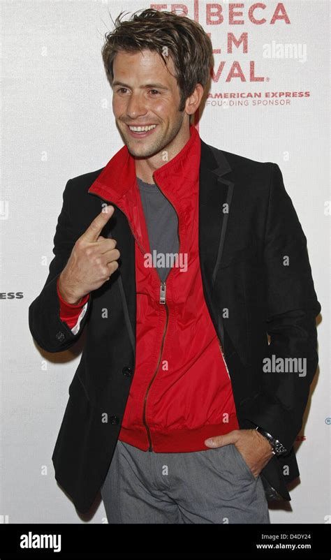 Actor Christian Oliver arrives at the premiere of 'Speed Racer' during the Tribeca Film Festival ...