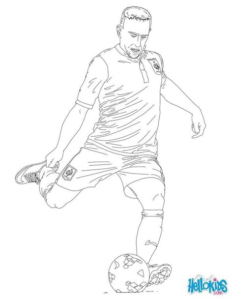 Soccer Players Coloring Page And Soccer Coloring Home