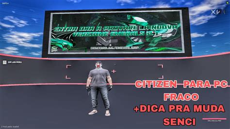 CITIZEN PRIVADA MAIS DE 100 FPS FIVEM MELHOR CITIZEN PARA PC FRACO E