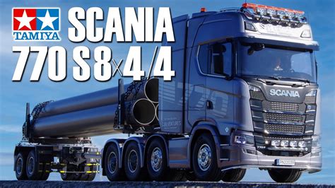 Tamiya 56371 1 14 R C Scania 770 S 8x4 4 Official Product Video