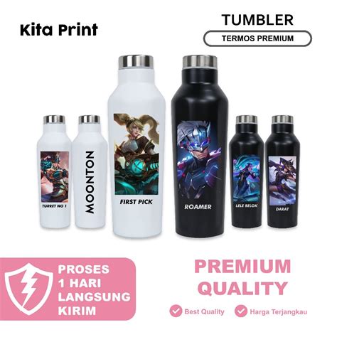 Jual Tumbler Custom Premium Sultan Stainless Ml Laser Grafir Print