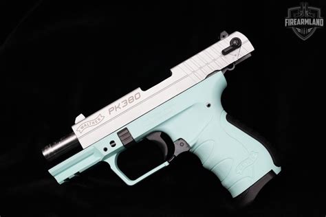 Walther Pk Angel Blue Acp Two Tone Walther Pk Pk Da