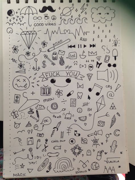 Capa De Caderno Ideias Do Doodle Doodle Art Desenhos F Ceis