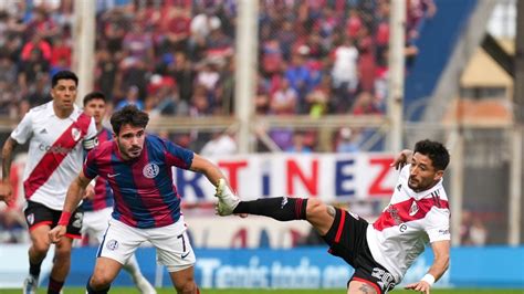 San Lorenzo Vs River Por La Liga Profesional Horario Formaciones Y Tv