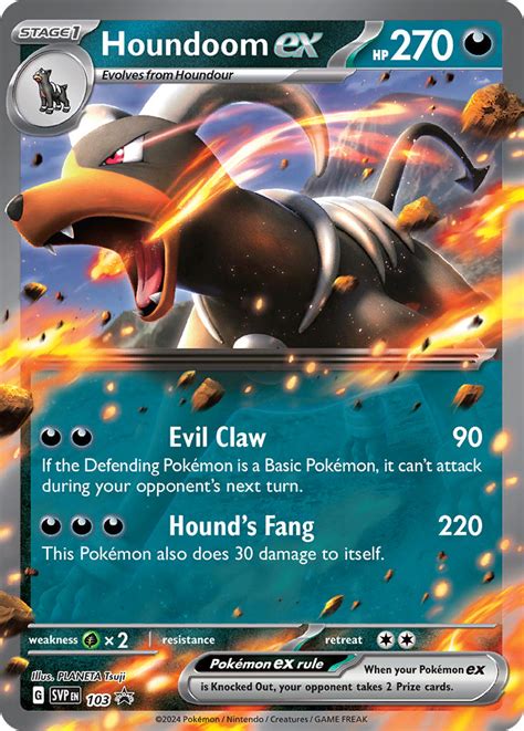 Houndoom Ex Scarlet Violet Promos Svp Pkmncards