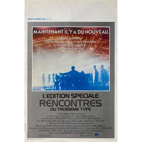 CLOSE ENCOUNTERS OF THE THIRD KIND Belgian Movie Poster 14x21 In 1977