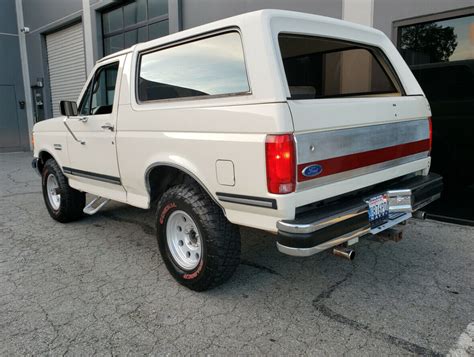 RARE COLLECTIBLE 1989 FORD BRONCO XLT 4WD 5 0 V8 68K MILES CALIFORNIA