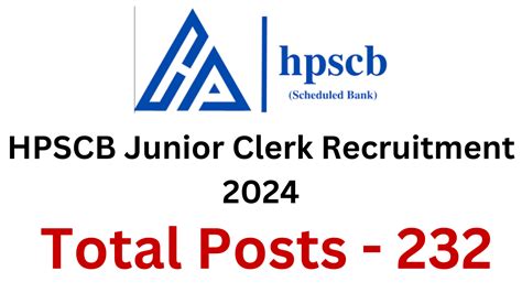 HPSCB Junior Clerk Recruitment 2024