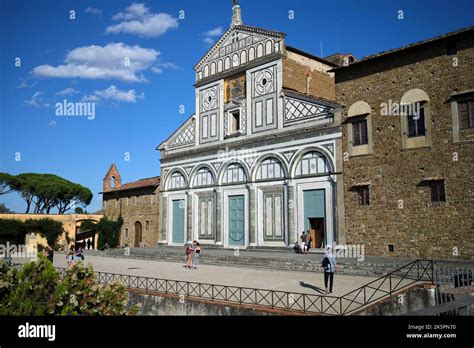 Basilica Of San Miniato Al Monte Florence Italy Stock Photo Alamy