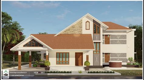 Proposed Residential Building For Mr Moncy Option At Pathanamthitta