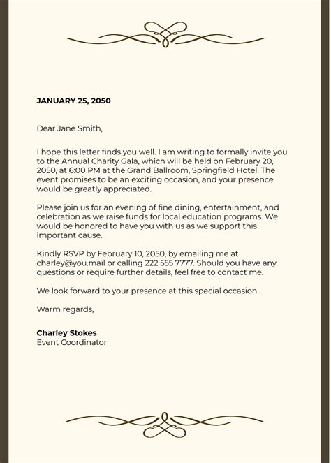 write  party invitation letter infoupdateorg