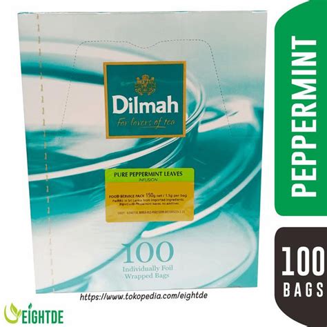 Jual Dilmah Peppermint Tea 100 Sachet Shopee Indonesia