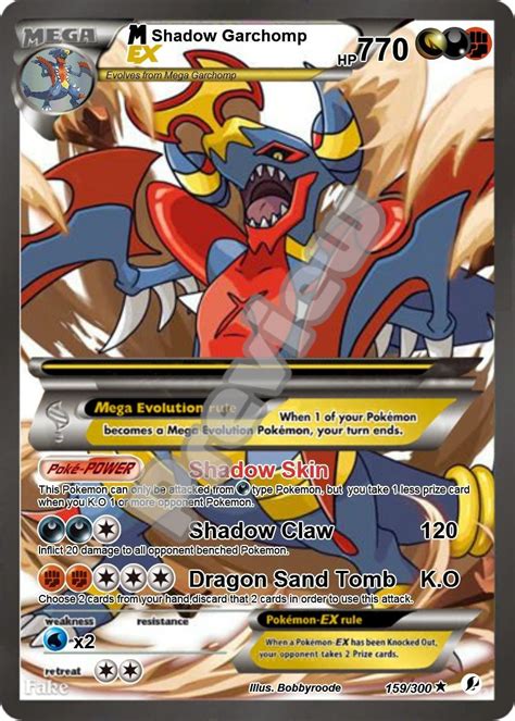 Mega Garchomp Card