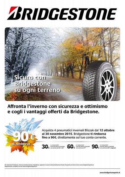 Bridgestone Apre Le Porte Allinverno Con Una Nuova Promozione Speciale