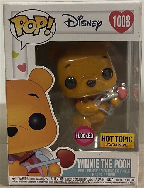 Winnie The Pooh Disney 2021 Vinyl Figure Funko Pop 1008 Flocked Hot