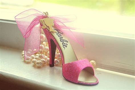 High Heel Hot Pink Barbie Shoe Etsy Australia Barbie Shoes Hot