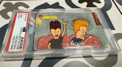 Fleer Ultra Mtv S Beavis And Butt Head This Rocks Psa Ebay