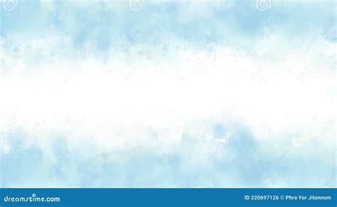 Abstract Blue Sky Watercolor Background Stock Photo Image Of Gradient