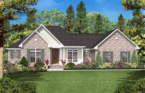 One Story House Plan with Three Exterior Options - 11715HZ | 1st Floor ...