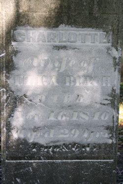 Charlotte Beach Inconnu M Morial Find A Grave