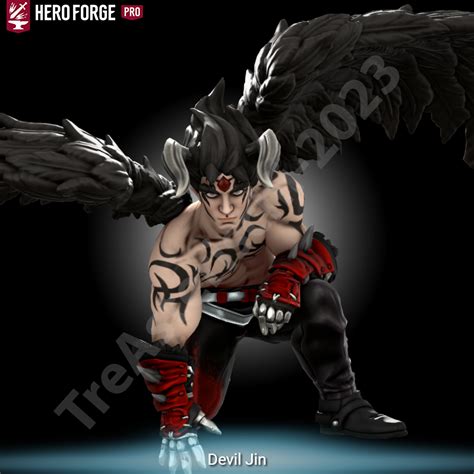 Devil Jin Tekken Hero Forge By Treasterischi On Deviantart