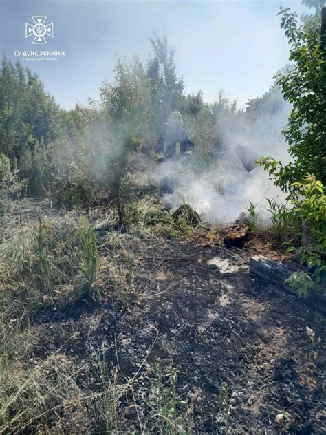 Горіли будинки та суха трава на Волині за добу сталося 7 пожеж