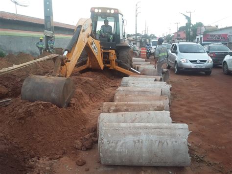 Blog Do Gilberto Lima Imagens Do Dia Governo Acelera Obra De Drenagem