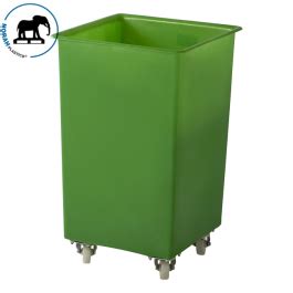 Groene Transportwagen 120 Liter HDPE NORAH Plastics