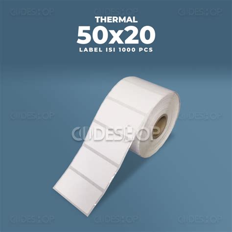 Jual Label Sticker Barcode Thermal 50x20mm 50 X 20 Mm 1 Line Shopee