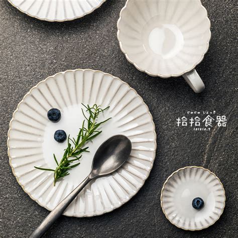 拾拾食器｜日式復古窯變菊皿 陶瓷碗 陶瓷盤 餐盤 早餐盤 方盤 魚盤 飯碗 湯盤 大盤 圓盤 日本 現貨預購 台灣 蝦皮購物