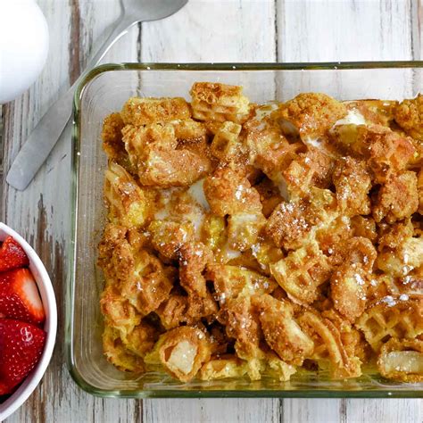 The Ultimate Brunch Delight Chicken And Waffle Casserole Upstate